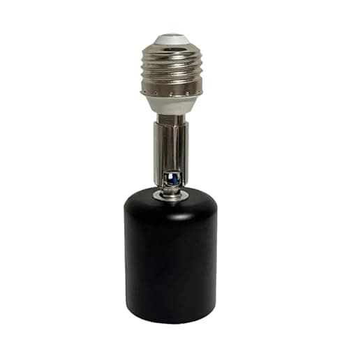 Aurgiarme E27 Bulb Socket Extender For Ceiling Outdoor 90° Vertical 360 Degree Rotation 150W LED Bulbs Heat Lamp Compatibility Commercial Grade Ceramic Lamp Extender