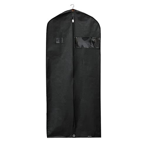 Travel Suit Bag with Zipper Tour Garment Bag for Protecting Outfits Carrying Outfit 110x60cm