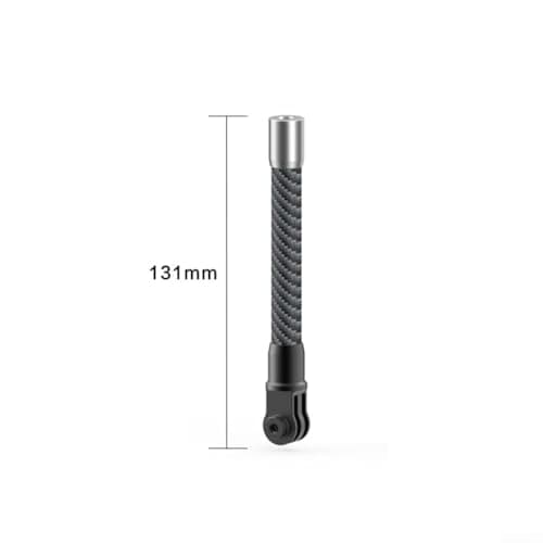 Carbon Fibre Extension Rod Kit, 1/4 Inch Thread Action Camera Pole with 10cm 20cm 30cm Length Options, Lightweight Selfie for Third Person(Black 30 cm) — view 5