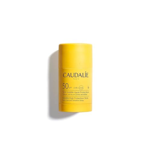 Caudalie Invisible Solar High Protection Stick SPF50, Face Sunscreen, 15g
