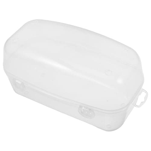 Outanaya Portable Hard Plastic Diving Mask Case for Swimming Scuba Glasses and Ski Goggles, Lightweight Waterproof Snow Goggles Box with Quick Access for Beach and Snow Sports Storage