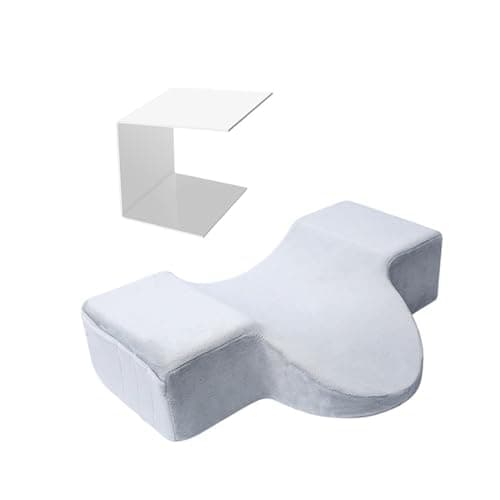 Sharplace U Shaped Pillow Workbench Professional Beauty Neck Support Pillow Operate Table Beauty Salon Pillow for Beauty Salon Home, grey