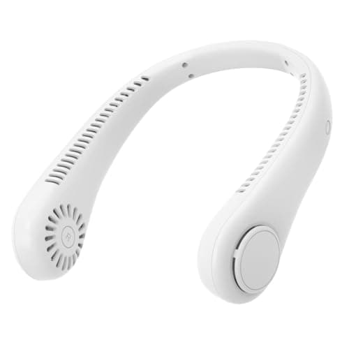 Hsthe Sea Portable Neck Fan Hands Free Bladeless Mini Fan with 360°Cooling Airflow, 3 Wind Speed for Sports Outdoor Indoor — view 2