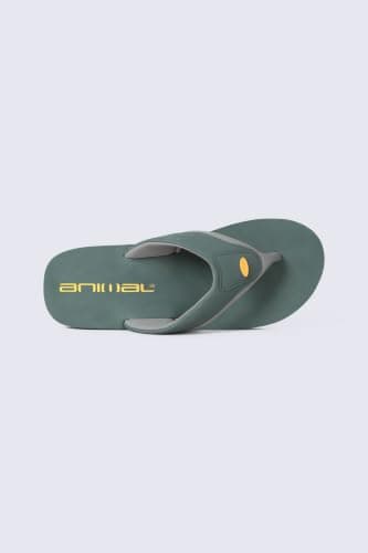 Animal Jekyl Mens Flip-Flops - Slip-on, Lightweight & Comfortable Footwear with Soft Padded upper Straps - Best for Spring Summer & Outdoors Green (0 10 — view 3