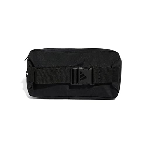 adidas Unisex Linear Bumbag Waist Pack, Black/White, One Size — view 2