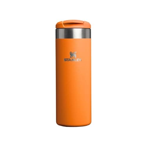 Stanley 1913 Aerolight Transit Travel Mug 0.47L - Keeps 6 Hours Hot - 8 Hours Cold - Dishwasher Safe - Leakproof - Car Cup Holder Compatible - Insulated Coffee Cup - Goldenrod Coral
