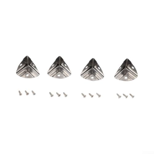 Silver Iron Box Corner 2.4cm for Suitcase Repair Kit — view 2