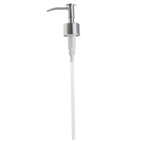 Stainless Steel Lotion Pump Dispenser Insert, 28 Thread Size
