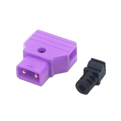 Jazuaiao Portable D-Tap Plug Male for DSLR Camera, Purple A
