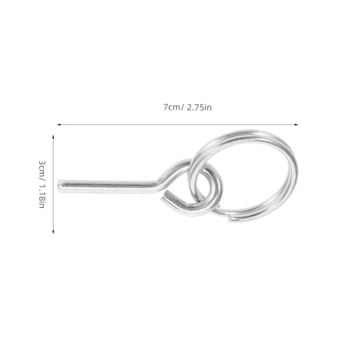 12pcs Tent Ring and Pin Connectors for Outdoor Camping Travel — view 2
