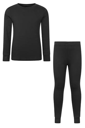 Mountain Warehouse Meribel Kids Top & Pants Set Black 7-8y — view 2