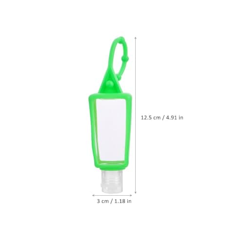 4pcs Portable 30ml Plastic Silicone Sleeve Containers for Hand Soap — view 2