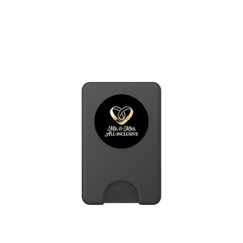 Mr And Mrs All Inclusive Honeymoon Resort Travel Couple PopSockets PopWallet for MagSafe — view 2