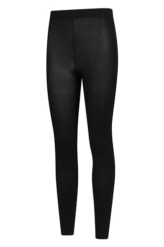 Mountain Warehouse Isotherm Womens Brushed Leggings - Lightweight Ladies Tights, Breathable, Thermal Underwear, Warm - Best for Skiing, Snowboarding Black L — view 5