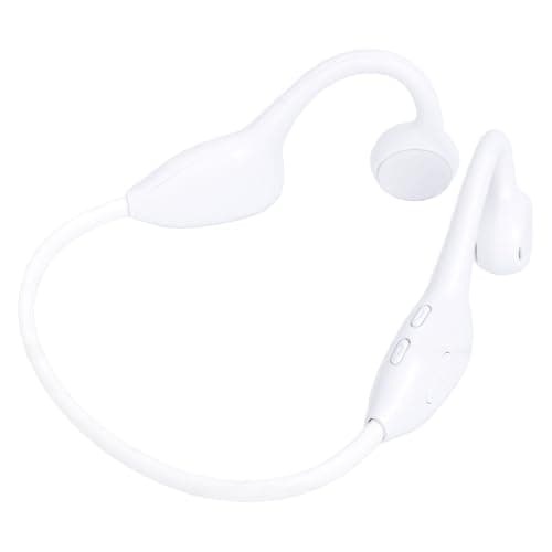 Annadue Kids Bluetooth Headphones Air Conduction, 85dB Safe Volume (White) — view 4