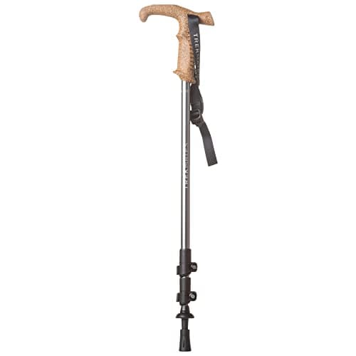TREKMATES Wanderer Lock Walking Pole Single ONE SIZE ASPHALT — view 2