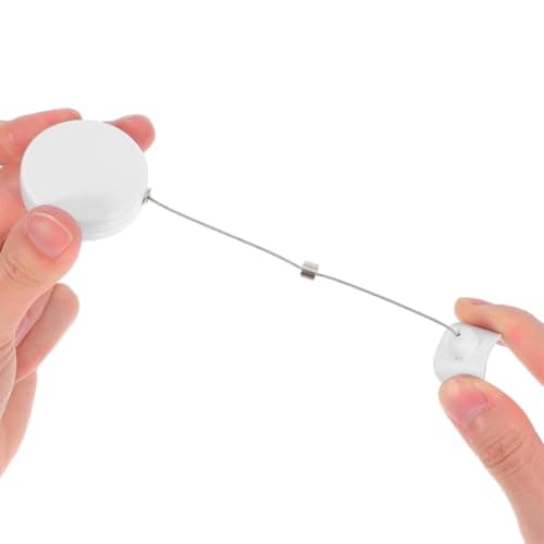 Retractable Anti Theft Wire Lock Cable for Earphones and Games White — view 4