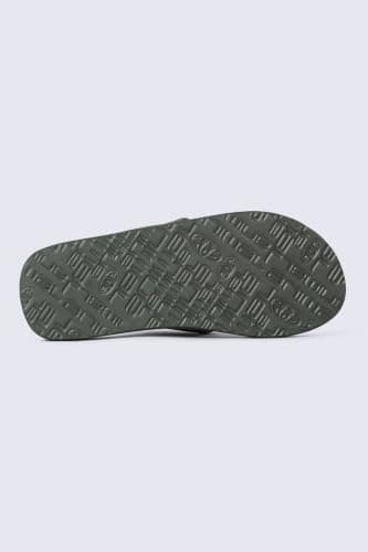 Animal Swish Womens AOP Slip-On Flip Flops Dark Khaki 5 — view 6