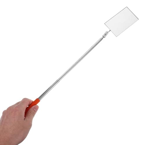 Telescoping Car Inspection Mirror Large Reflective Surface for Checks — view 4