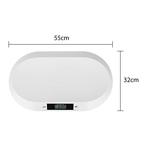 Trintion Baby Weighing Scale 20kg Digital Scale Infant Pet Weighing Scales Capacity 55 * 32cm Baby Scales Small Animal Scale Monitor Health Growth — view 2