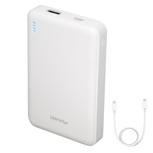 Semi solid power bank 20w10000 mAh-ompact power bank with fast charging support, featuring 1 USB-C port and 1 USB-A port; a mini portable power bank ideal for travelling
