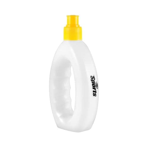 HOMESHOPA Joggers Grip Bottle, 1 Pack 250ml Handheld Plastic Water Bottle, Leakproof Spout, Easy-Grip Design for Running, Walking, Gym, Outdoor Fitness & Daily Hydration — view 2