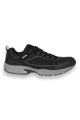 Mountain Warehouse Ramble Softshell Mens Waterproof Shoes - IsoDry Sneakers with High Traction Outsole & EVA Cushioning - All Season Walking, Hiking, Outdoors & Trekking Charcoal 9 — view 3