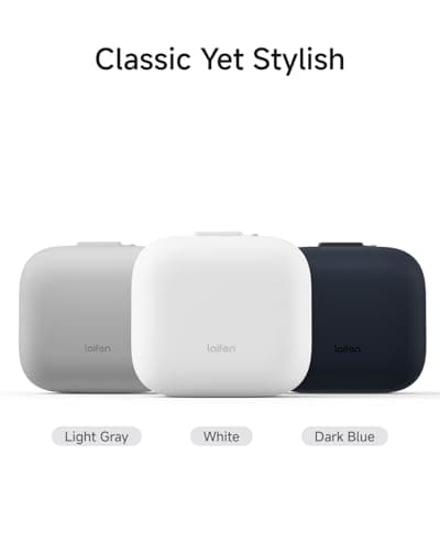 Laifen Electric Shaver Travel Pod, Hard Shell Case, White — view 5