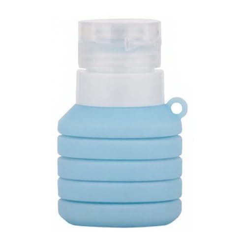 RestfulLux Collapsible Silicone Travel Bottle Leak Proof Toiletry Container