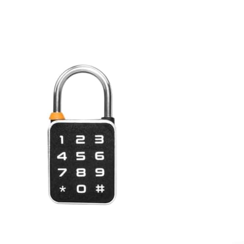 Risveglio Waterproof Fingerprint Padlock, APP Controlled Biometric Security Lock Locker Luggage Dormitory, for Stainless Steel(T32B) — view 2