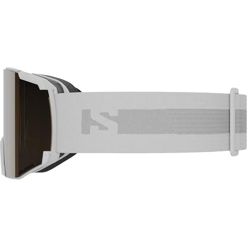 Salomon S/view Access Unisex Goggles Ski Snowboarding, Extended field of vision, Eye fatigue & glare reduction, and No more fogging, White, One Size — view 3