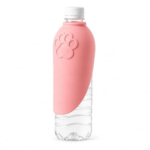 LUPO Portable Dog Water Bottle Attachment, Slip-On Travel Bowl for Walks