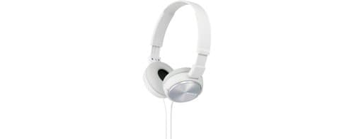 Sony MDR-ZX310 On-Ear Overhead Wired Headphones, Swivel Fold, 3.5mm Headphone Jack - Metallic White — view 3