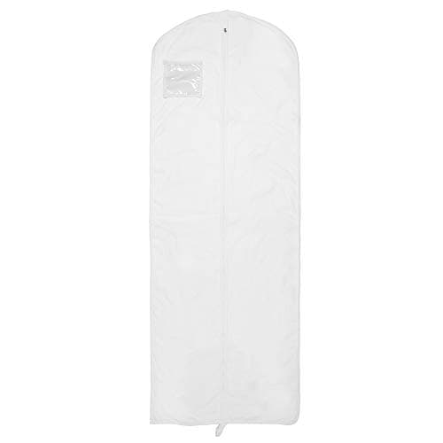 Luxury Breathable Cotton Twill Cover Bags for Bridesmaid Wedding Gowns Dresses (1, 72")