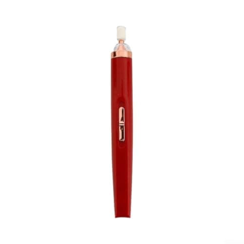 Rechargeable Nail Drill 15000RPM 5 Heads Portable(Red)