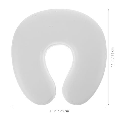 DIYEAH Memory Foam Face down Pillow for Beauty Salon, U-shaped Spa Massage Headrest Cushion 28x28x8cm Breathable Vent Holes, Reusable Professional Massage Table Pad — view 2