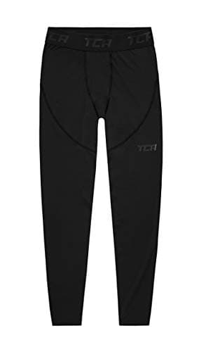 TCA Men Pro Performance Compression Leggings Thermal Base Layer Tights - Black Stealth, M — view 5