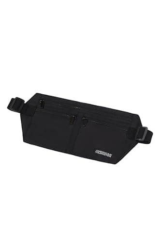 American Tourister – RFID Money Belt for Women and Men, Safe & Compact, Wearable Under Clothing, for Cash, Cards, Tickets & Passport, Black