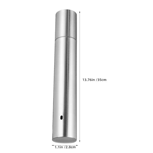 Healvian 2pcs Birth Certificate Tube Document Storage Tube Stainless Steel Silver Waterproof Protective Case, Portable Multipurpose Organizer for Travel and Home, for Certificates — view 2