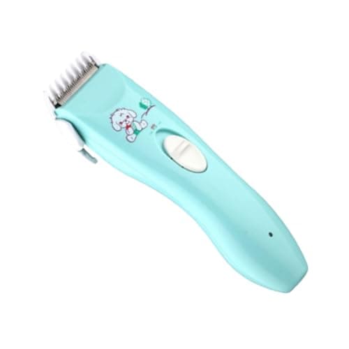 Generic Rechargeable Electric Clipper for Whole Body with Washable Head Low Noise Motor Safety Design Portable Sky-Blue Trimmer for Home and Travel Use