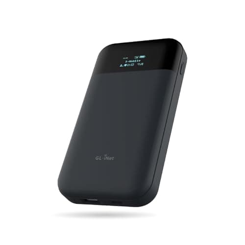 GL.iNet GL-E750V2 MUDI 4G LTE Travel Router, 7000mAh, UK Plug