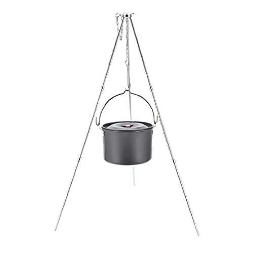 Camping Hanging Pot Cookware Picnic Campfire Large Lightweight Aluminum for 5-6 People Travel Hiking Outdoor — view 2