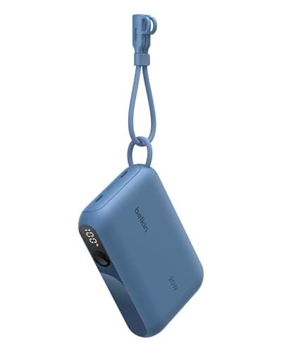 Belkin BoostCharge 10000mAh Power Bank with Digital Battery Display - Blue