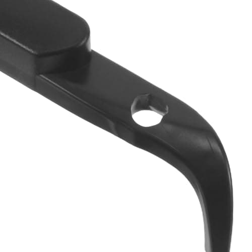 Suitcase Handle Component with 8mm Button Hole, Plastic Black Repair — view 3