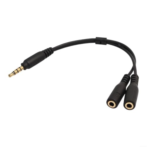 Dual Headset Adapter 3.5mm Jack for Travel Use — view 3