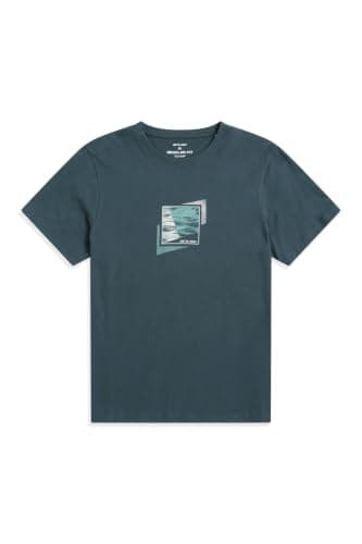 Animal Jacob Mens Cotton UPF 50+ T-Shirt Dark Gre L