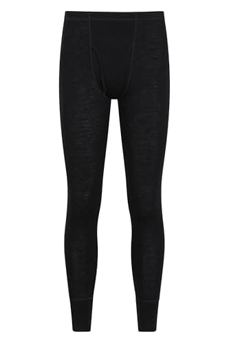 Mountain Warehouse Mens Merino Thermal Baselayer Pants Black XL — view 3