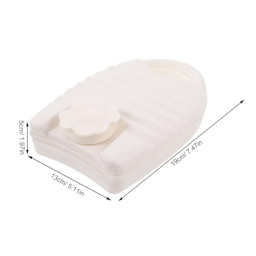 ERINGOGO Egg-Shaped Hot Water Bottle Cover Portable Heating Pad for Feet and Hands Reusable Winter Travel Warm Water Pouch for Women — view 2