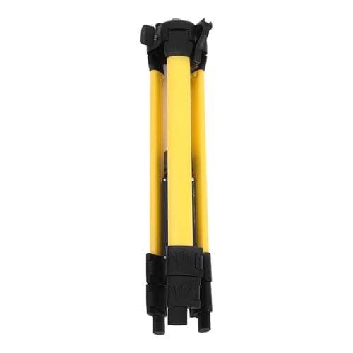 Steel Nylon Spirit Level Tripod Yellow Adjustable Height 1.2m