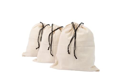 Organic Cotton Dust-Proof Storage Bags, 3 Large: 23"x19", Storage-bags